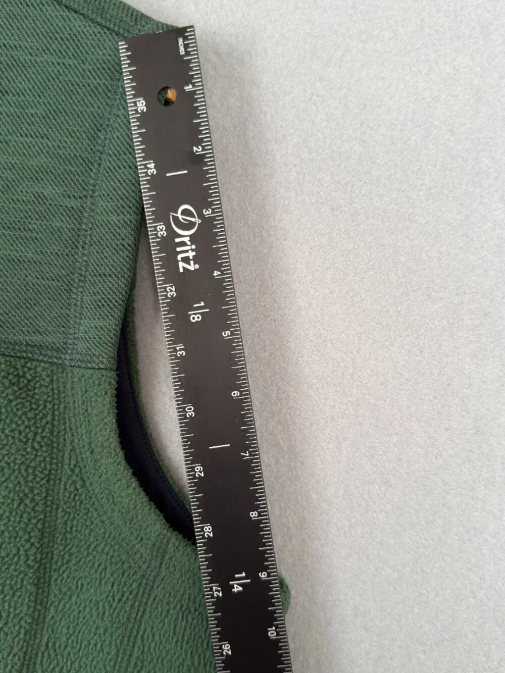 Turtleson Steele Full Zip Fleece Vest Green Men's L White Eagle Golf Club